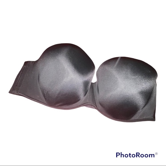 New Lane bryant cacique Multi-Way Boost black Strapless Bra 44DD - Picture 2 of 5